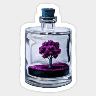 Bespoke boho tree of life in a decanter Sticker